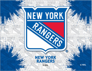 New York Rangers Logo Design 1 Canvas Art