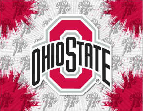 Ohio State University Logo Printed Canvas Art