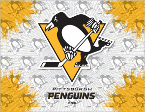 Pittsburgh Penguins Logo Design 1 Canvas Art