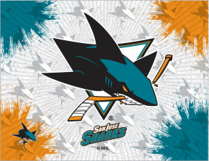 San Jose Sharks Logo Design 1 Canvas Art