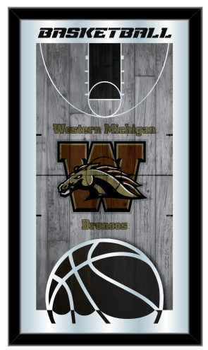 WMU Broncos Basketball Mirror