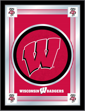 University of Wisconsin - W Block Logo Mirror