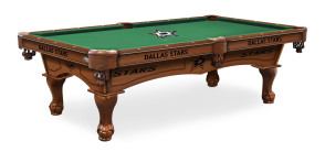 Dallas Stars Logo Billiard Table with Logo Cloth