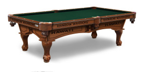 Hawaii Rainbow Warriors Billiard Table