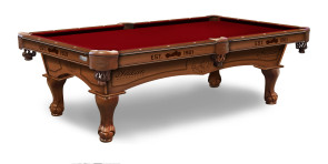 Indian Motorcycle Pool Table with Plain Cloth