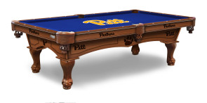 University of Pittsburgh Panthers Billiard Table With Logo Cloth