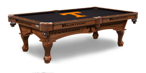 University of Tennessee Billiard Table With Logo Cloth