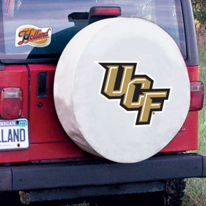 Central Florida White Tire Cover Side View