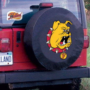 Ferris State Black Tire Cover Lifestyle