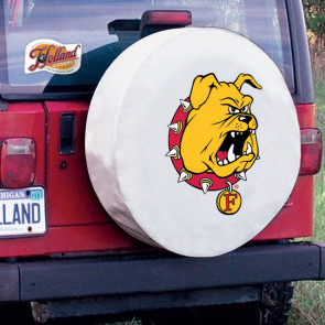 Ferris State White Tire Cover Lifestyle