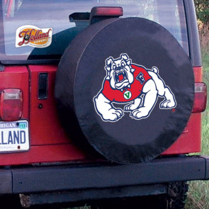 Fresno State Black Tire Cover Lifestyle