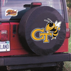 Georgia Tech Logo Tire Cover - Black
