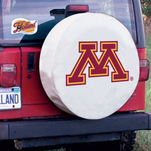 University of Minnesota Logo Tire Cover - White