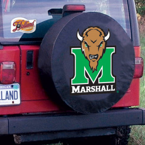 Marshall University Logo Tire Cover - Black