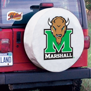 Marshall University Logo Tire Cover - White