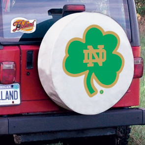 Notre Dame Fighting Irish Shamrock Tire Cover