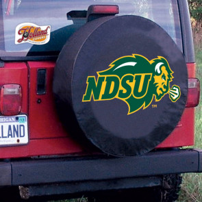 North Dakota State Logo Tire Cover - Black