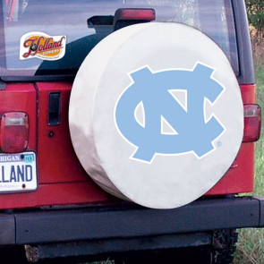 University of North Carolina Logo Tire Cover - White