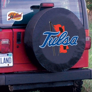 University of Tulsa Logo Tire Cover - Black