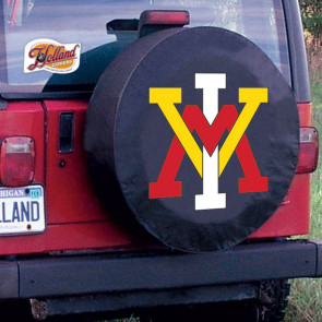 Virginia Military Institute Logo Tire Cover - Black