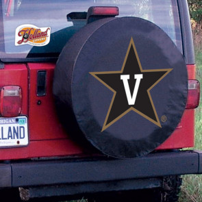 Vanderbilt University Logo Tire Cover - Black