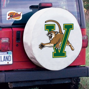 University of Vermont Logo Tire Cover - White