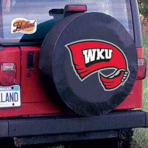 Western Kentucky University Logo Tire Cover - Black
