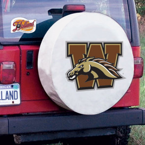 Western Michigan University Logo Tire Cover - White