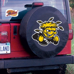 Wichita State University Logo Tire Cover - Black
