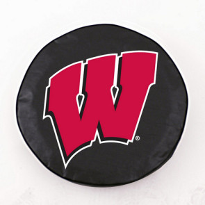 University of Wisconsin - W Block Logo Tire Cover - Black