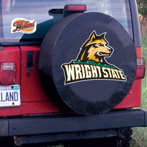 Wright State University Logo Tire Cover -  Black