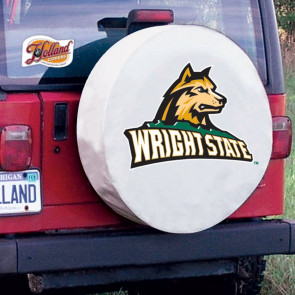 Wright State Tire Cover White