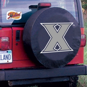 Xavier University Logo Tire Cover - Black