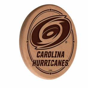 Carolina Hurricanes Logo Laser Engraved Wood Sign