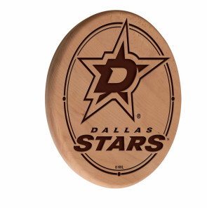 Dallas Stars Logo Laser Engraved Wood Sign