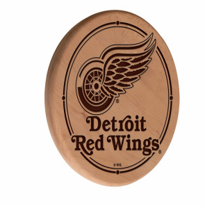 Detroit Red Wings Logo Laser Engraved Wood Sign