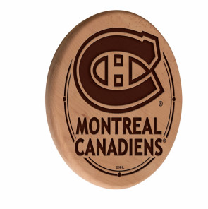 Montreal Canadiens Logo Laser Engraved Wood Sign