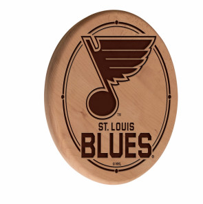 St. Louis Blues Logo Laser Engraved Wood Sign