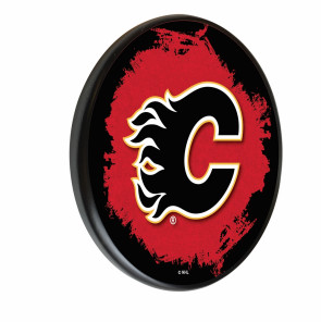 Calgary Flames Logo Design 1 Digitally Printed Wood Sign