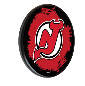New Jersey Devils Logo Design 1 Digitally Printed Wood Sign
