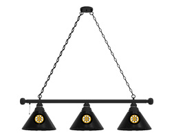 Boston Bruins Three Shade Billiard Light
