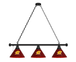 Central Michigan Three Shade Billiard Light