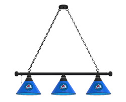 Colorado Avalanche Three Shade Billiard Light