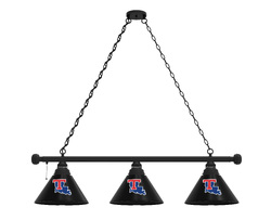 Louisiana Tech Three Shade Billiard Light