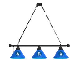 Los Angeles Dodgers Three Shade Billiard Light