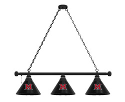 Miami Ohio Three Shade Billiard Light