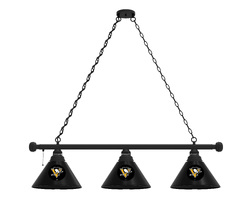 Pittsburgh Penguins Three Shade Billiard Light