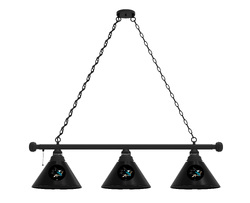 San Jose Sharks Three Shade Billiard Light