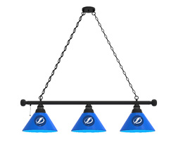 Tampa Bay Lightning Three Shade Billiard Light