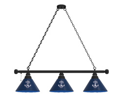 US Naval Academy Three Shade Billiard Light